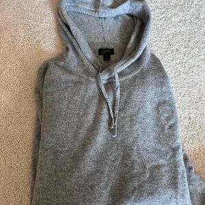 J. Crew cashmere hooded sweatshirt